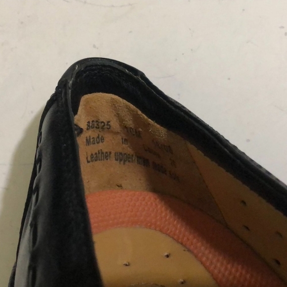 Clarks 86325 Unstructured Black Med Wedge Pumps Comfort Shoe Size 10 - Picture 7 of 8